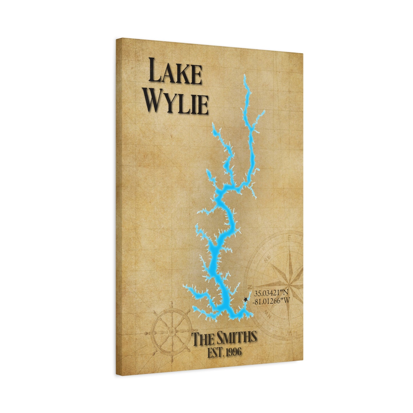 Lake Wylie Custom Canvas (Vintage)