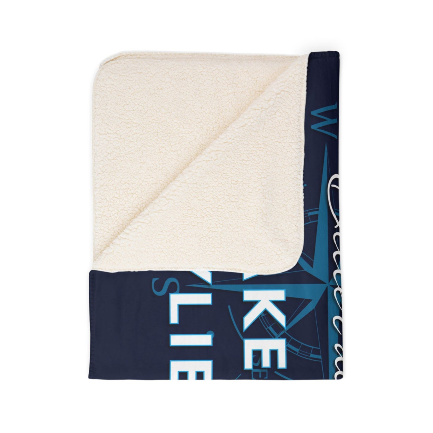 Life is Better at Lake Wylie Sherpa Blanket.