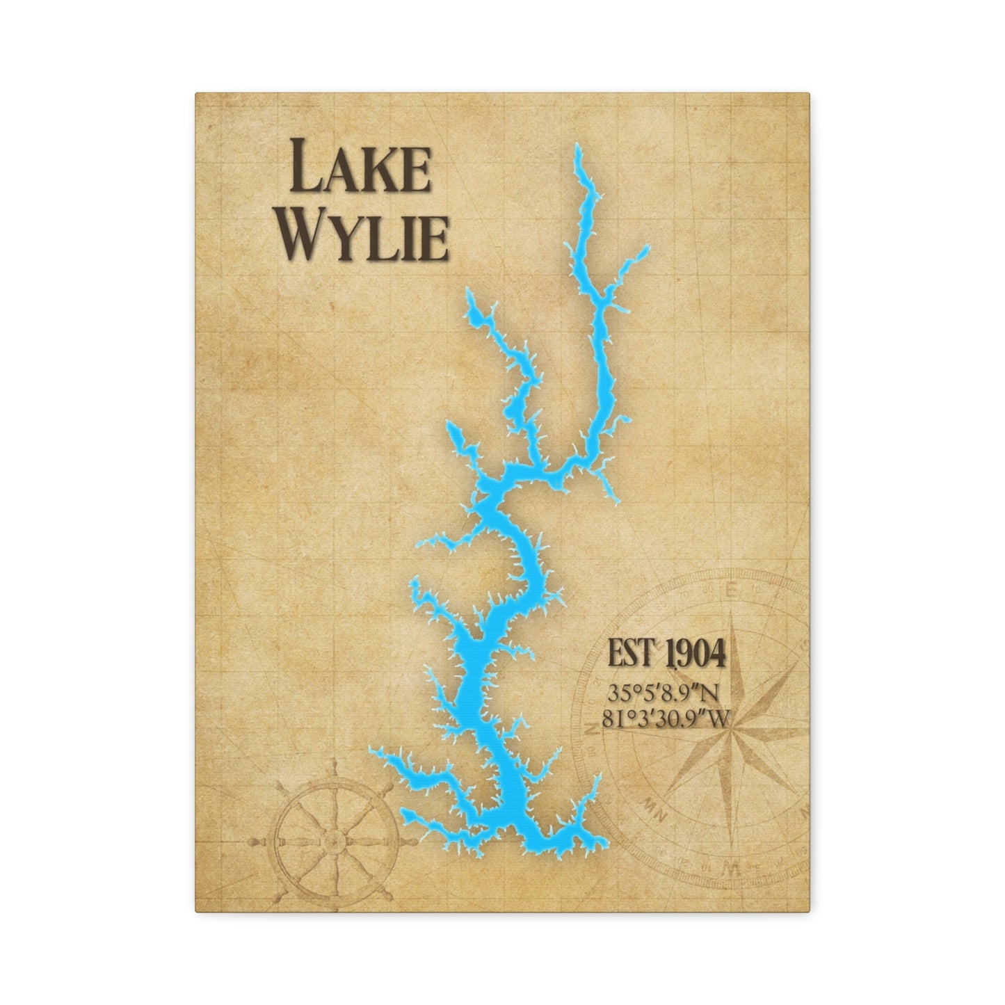 Lake Wylie Canvas (Vintage)