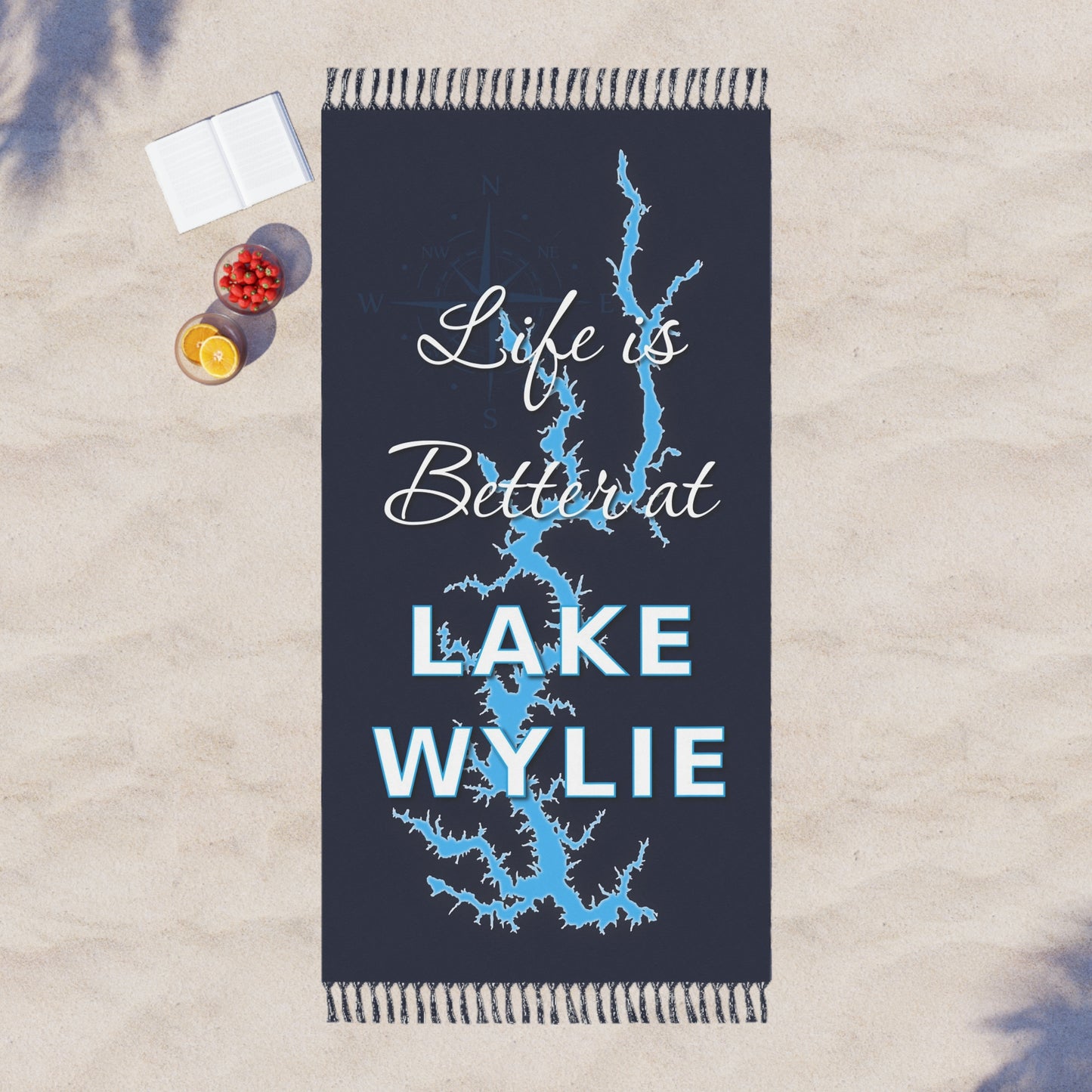 Life is Better at Lake Wylie Boho Beach Cloth