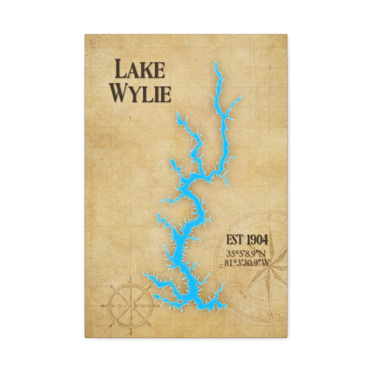 Lake Wylie Canvas (Vintage)