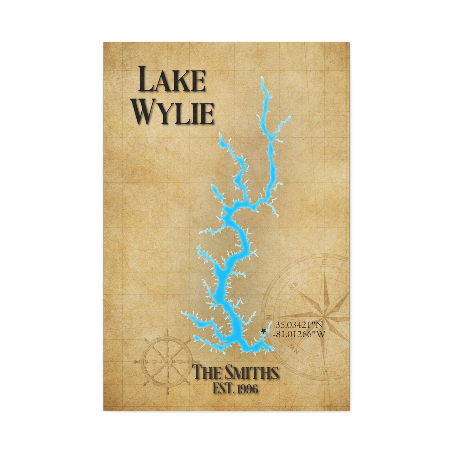 Lake Wylie Custom Canvas (Vintage)